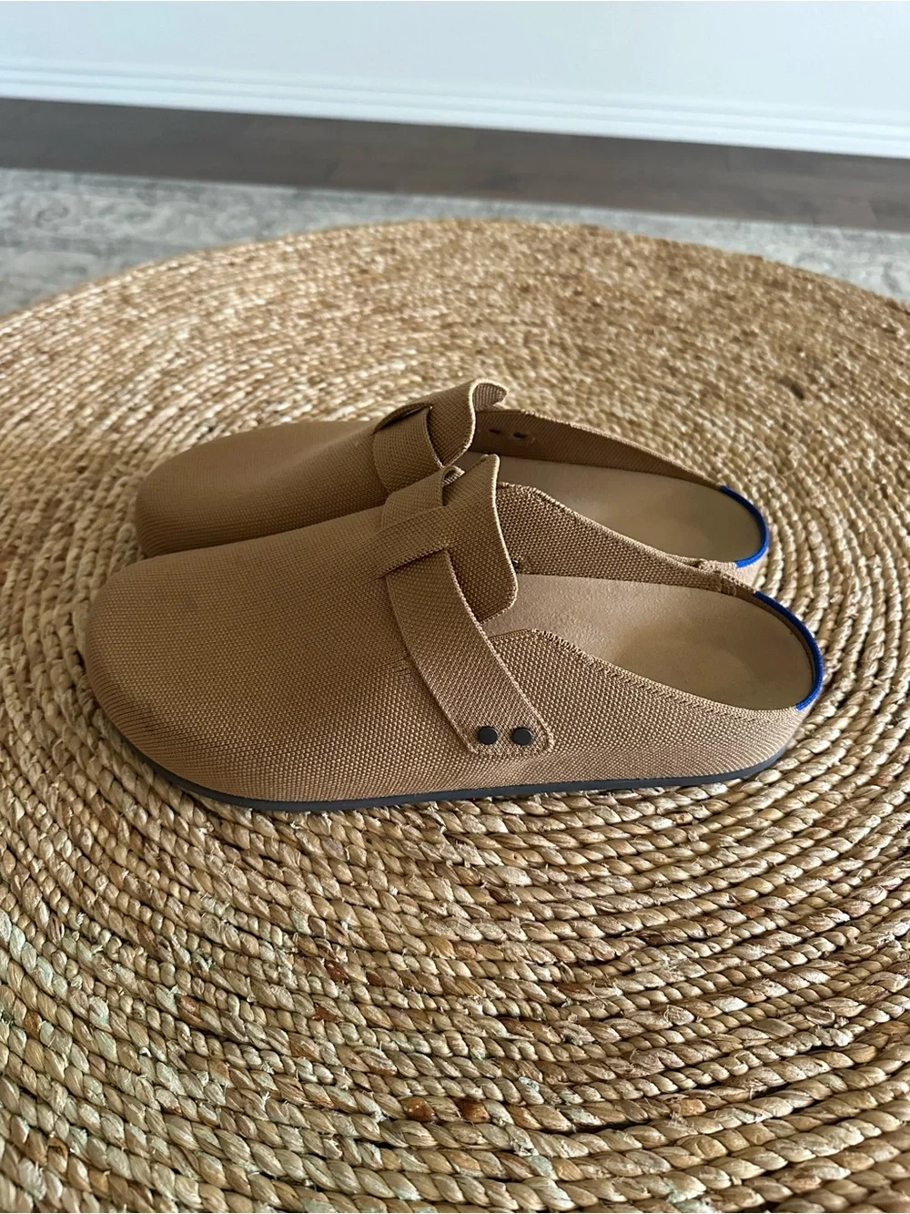 Rothys Tan Slip-On Clogs